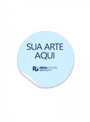 Adesivo personalizado - Redondo      Imagem Ilustrativa