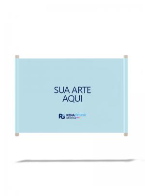 Banner com Madeira Lona     Imagem Ilustrativa