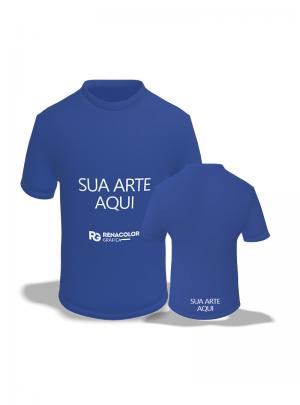 Camiseta Personalizada - Frente e costa Algodão   DTF  Imagem Ilustrativa