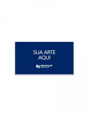Cartão de visita - Frente Couchê 250g 9x5cm    Imagem Ilustrativa