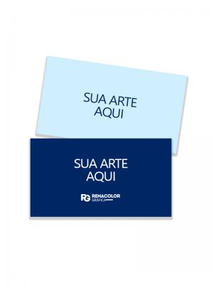 Cartão de visita - Frente e verso Couchê 250g 9x5cm    Imagem Ilustrativa
