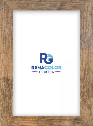 Porta Retrato de madeira - Marrom claro      